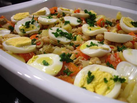 salada de bacalhau com batata